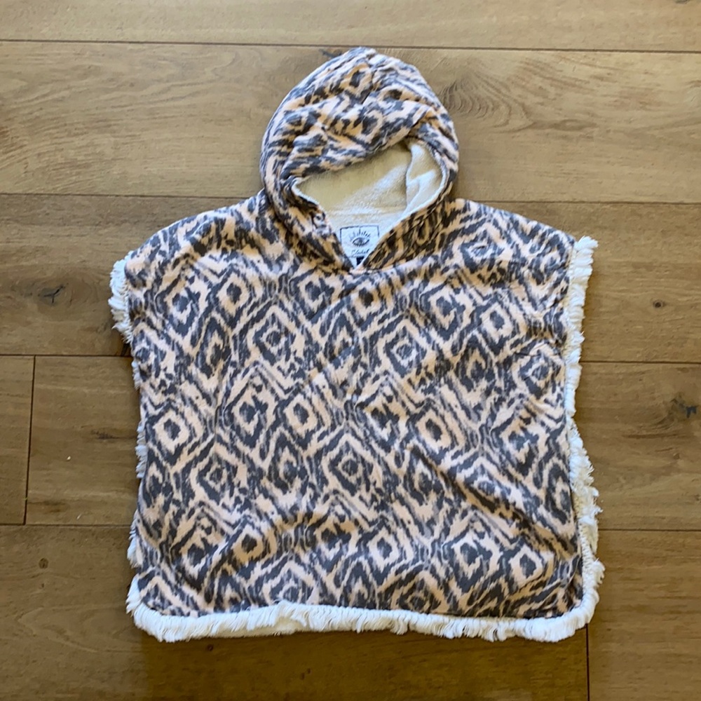 Cleobella Littles Terry  ikat Poncho - size 3